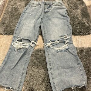 shein straight leg jeans